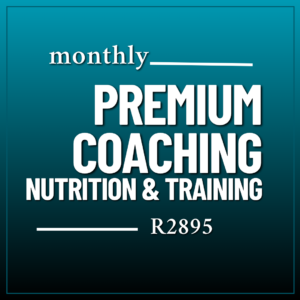 Premium Training and Nutrition one-on-one - Monthly