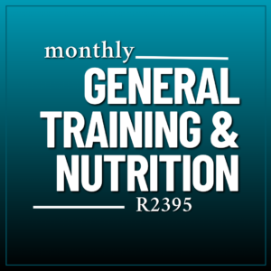 General Training and Nutrition one-on-one - Monthly