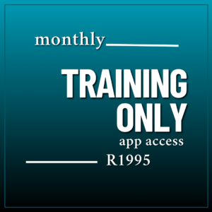 Training Only (via app) - Monthly